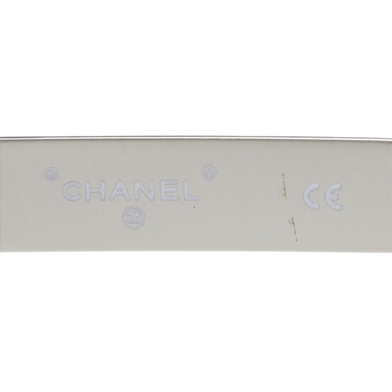 Chanel Sunglasses Blue Silver Acetate Metal Eyewear — view 5