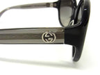 Gucci Sunglasses Asian Fit 002 Clear Black Acetate Eyewear — view 3