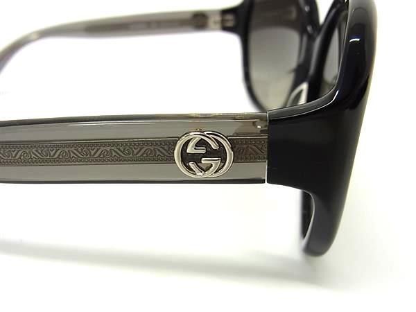 Gucci Sunglasses Asian Fit 002 Clear Black Acetate Eyewear — view 3