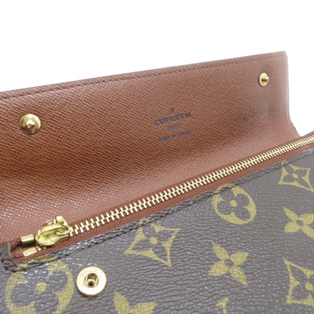 Louis Vuitton Portefeuille Accordion Monogram Canvas Brown Wallet — view 8