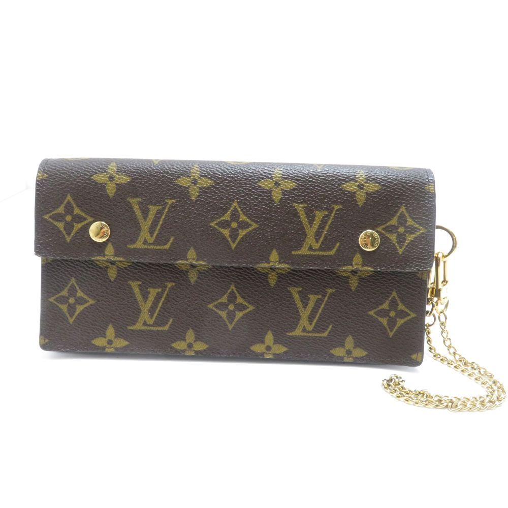 Louis Vuitton Portefeuille Accordion Monogram Canvas Brown Wallet