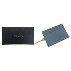 Prada Wallet Bifold Saffiano Leather Pass Light Blue — view 8