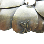 Louis Vuitton Crystal Flower Pin Brooch Logo Rhinestone Bronze — view 4