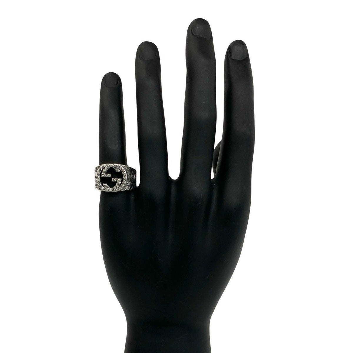 Gucci Interlocking G Ring 925 Sterling Silver — view 2