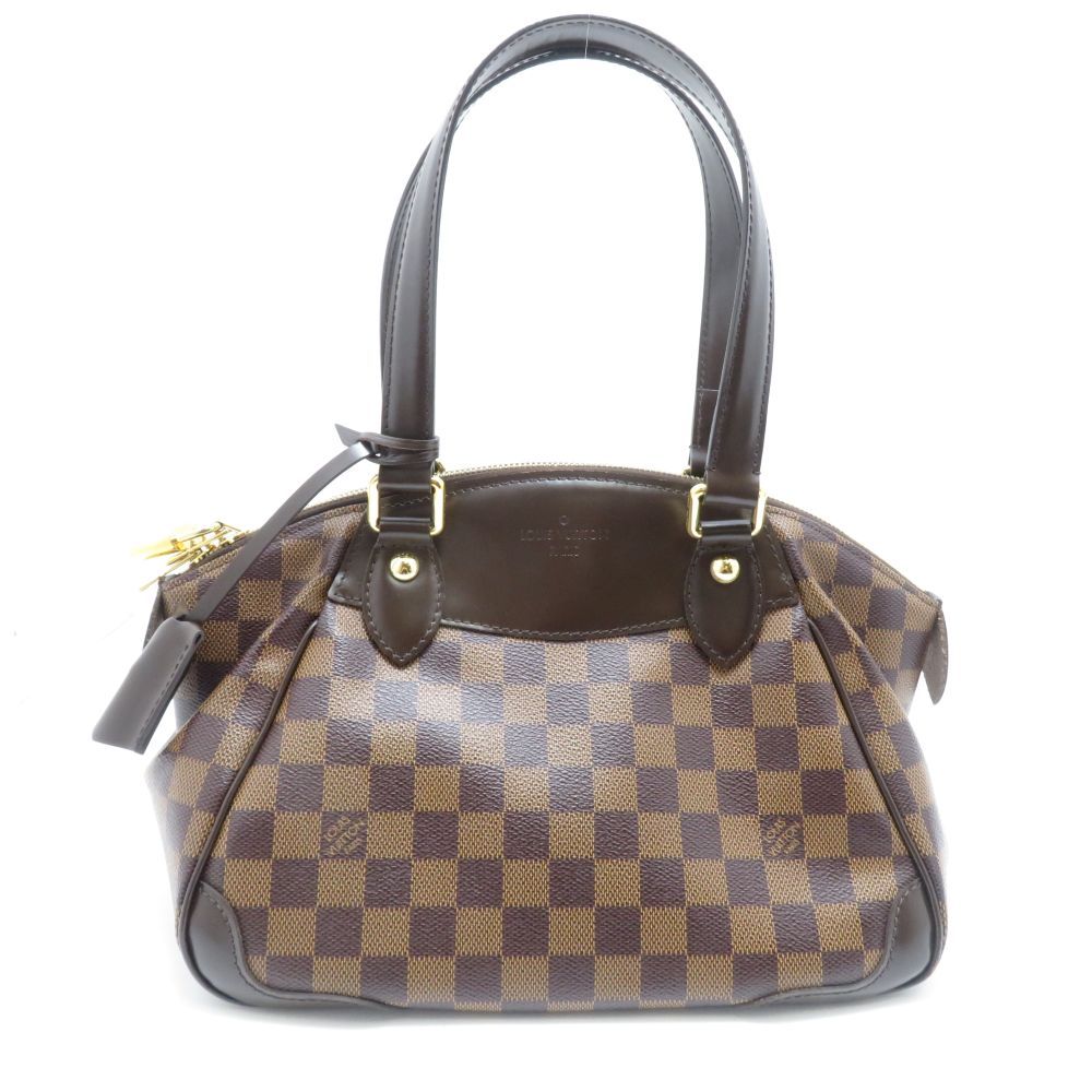 Louis Vuitton Verona PM Damier Shoulder Bag Canvas Brown