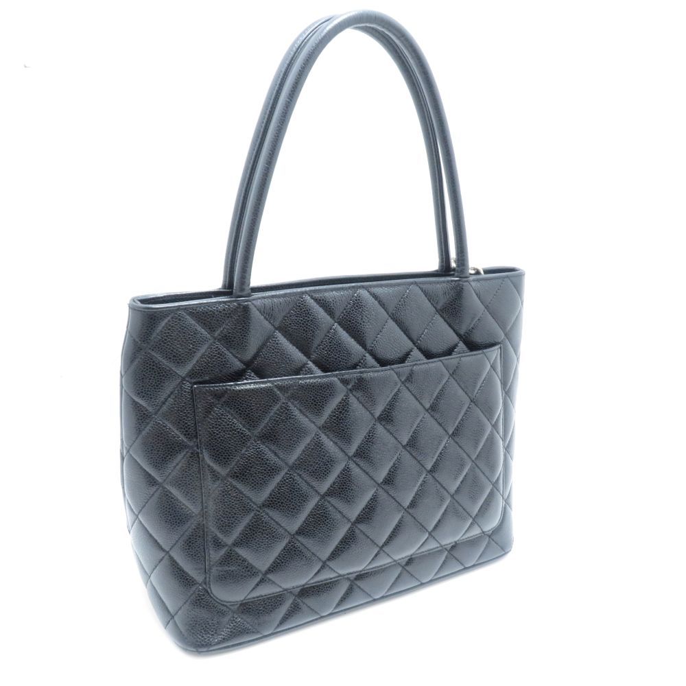 Chanel Reissue Tote Black Silver Caviar Shoulder Bag — view 2