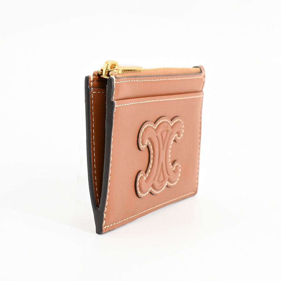 Celine Card Case Cuir Triomphe Zip — view 2