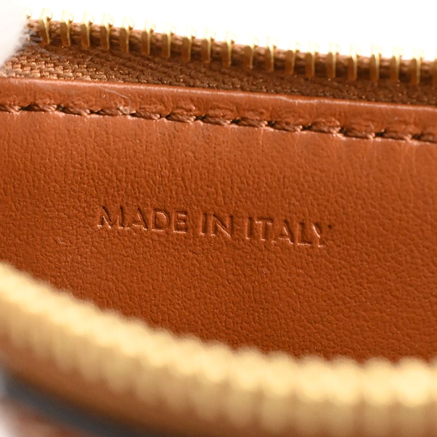Celine Card Case Cuir Triomphe Zip — view 5