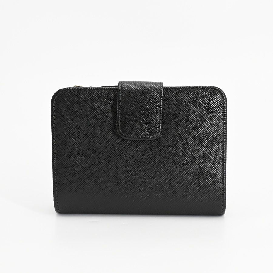Prada Medium Wallet Saffiano Triangle — view 3