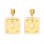 Hermes Earrings As de Coeur
