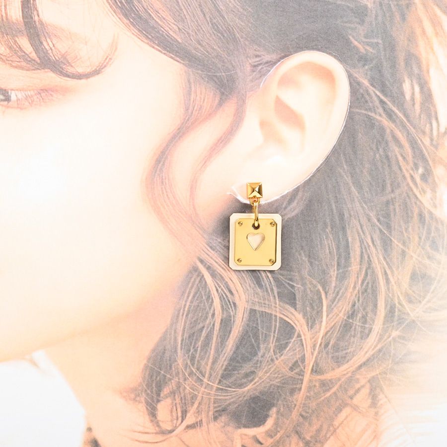 Hermes Earrings As de Coeur — view 4