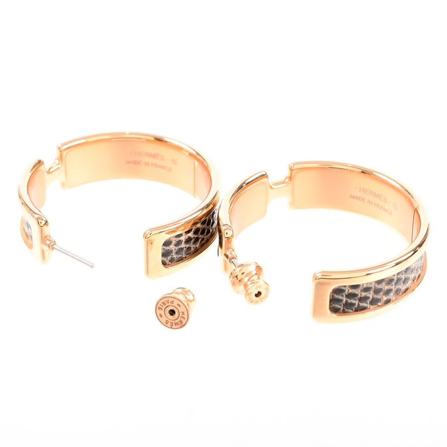 Hermes Earrings Olympe Pink — view 3