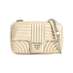 Prada Shoulder Bag Diamond Glam Chain