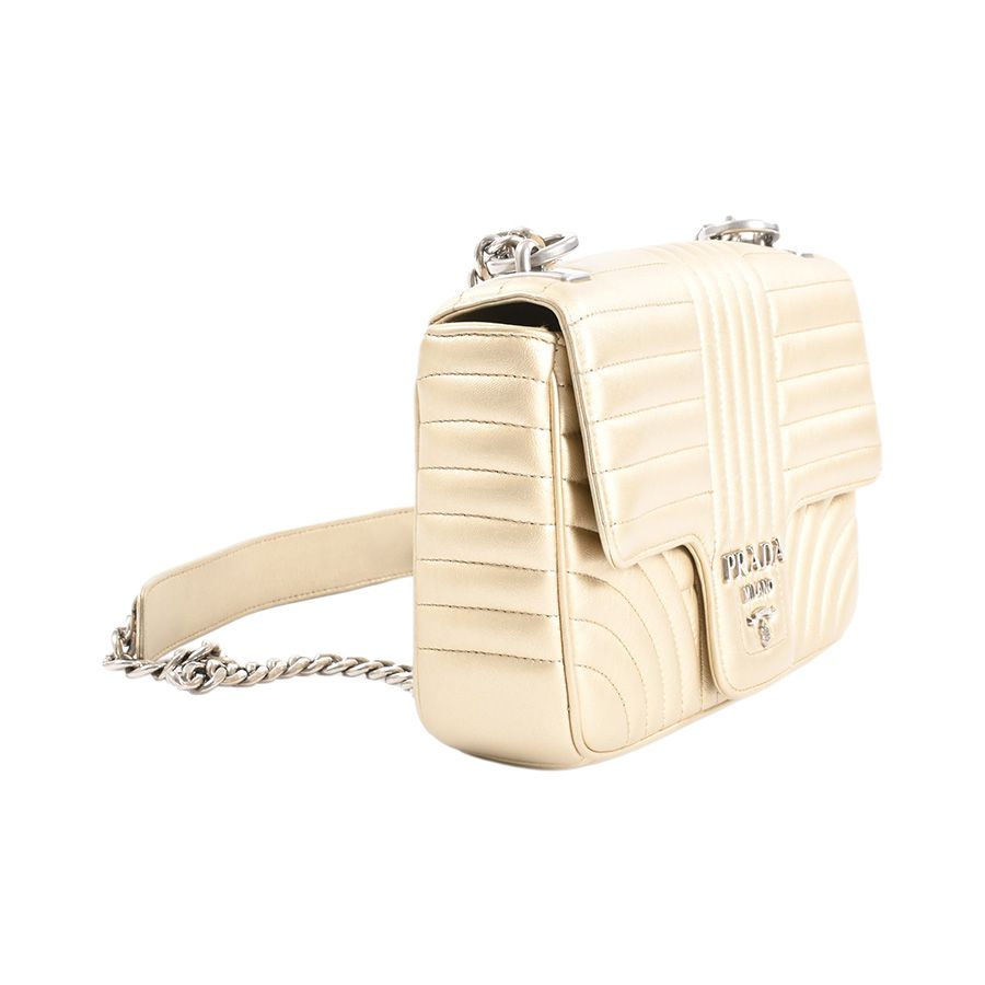 Prada Shoulder Bag Diamond Glam Chain — view 2