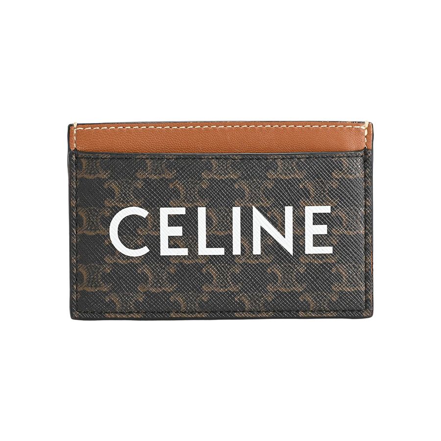 Celine Card Case Tan
