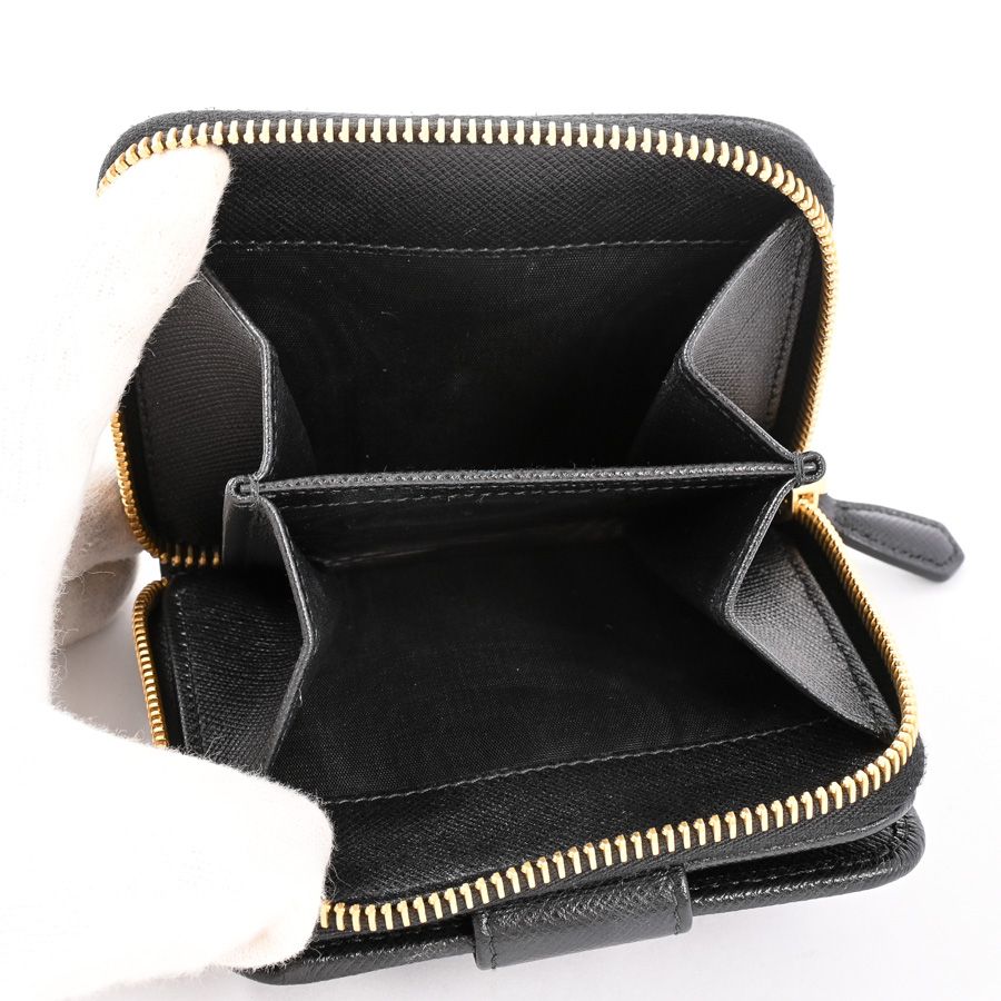 Prada Medium Wallet Compact Zip — view 5