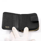 Prada Medium Wallet Compact Zip — view 4