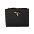 Prada Bifold Wallet Saffiano Triangle