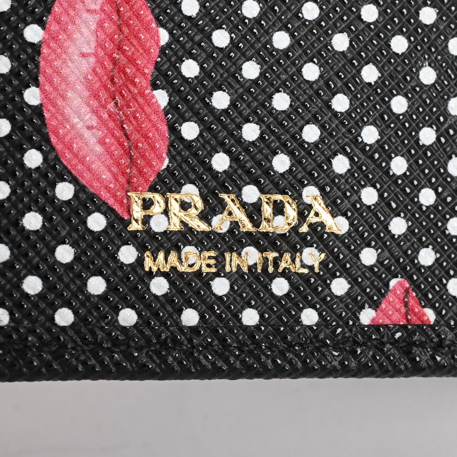 Prada Bifold Wallet Saffiano Triangle — view 6