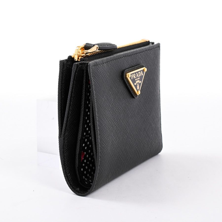 Prada Bifold Wallet Saffiano Triangle — view 2