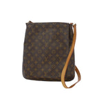 Louis Vuitton Monogram Musette Shoulder Bag Brown
