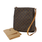 Louis Vuitton Monogram Musette Shoulder Bag Brown — view 8