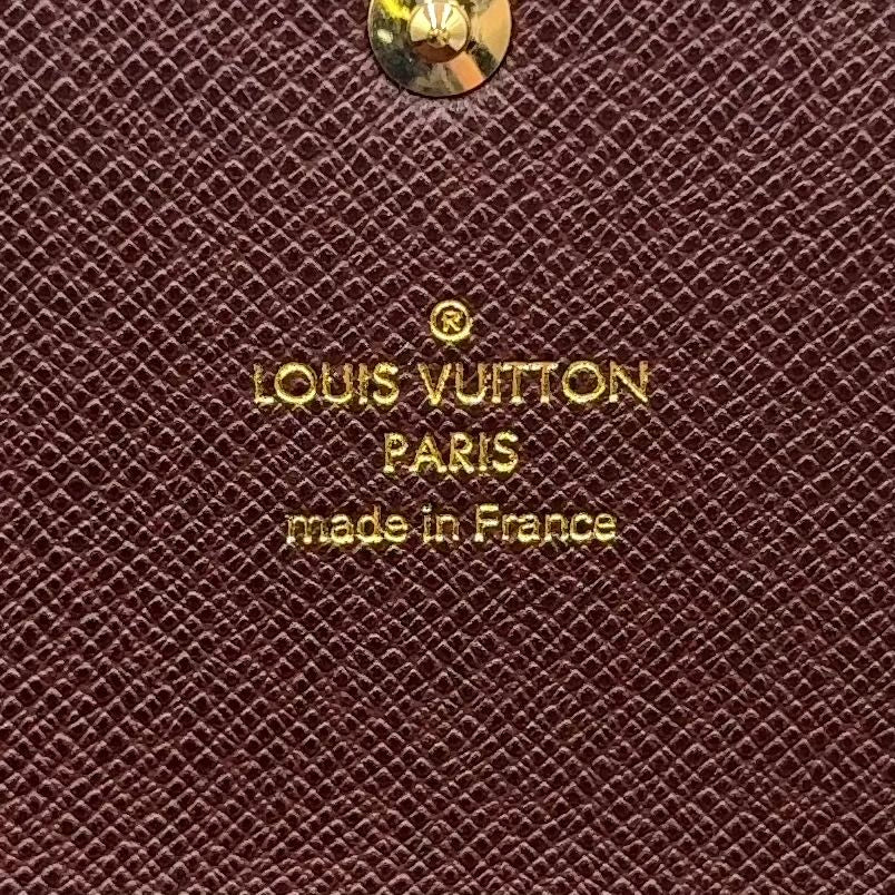 Louis Vuitton Monogram Idylle Portefeuille Sarah Leather Canvas Bordeaux Wallet — view 4