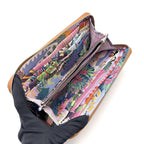 Hermes Azap Long Silk'in Veau Epsom Brown Wallet Silver — view 3