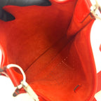 Hermes Evelyne TPM Taurillon Leather Red Shoulder Bag Silver — view 3