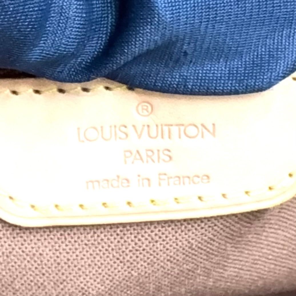 Louis Vuitton Batignolles Horizon Monogram Leather Brown Light Tote Bag Gold — view 4