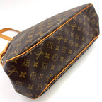 Louis Vuitton Batignolles Horizon Monogram Leather Brown Light Tote Bag Gold — view 5