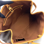 Louis Vuitton Batignolles Horizon Monogram Leather Brown Light Tote Bag Gold — view 3