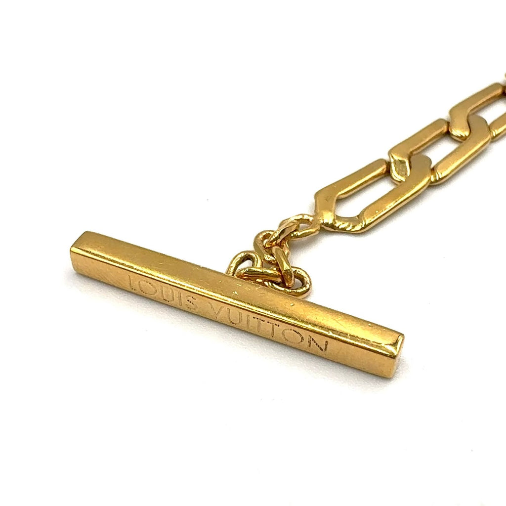 Louis Vuitton Collier Flower Power Rhinestone Clear Gold Necklace — view 4