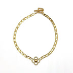 Louis Vuitton Collier Flower Power Rhinestone Clear Gold Necklace — view 3