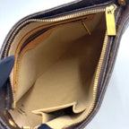 Louis Vuitton Looping MM Monogram Leather Brown Light Handbag Gold — view 3