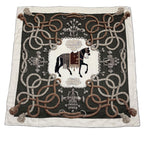 Hermes Carre Geant 140 Palefroi Casisir Shawl Horse Scarf — view 2