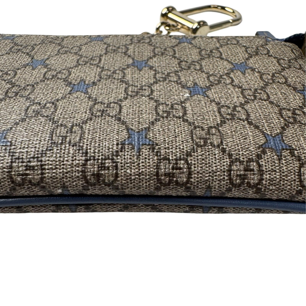 Gucci GG Supreme Star Pattern Key Pouch Coin Purse — view 7