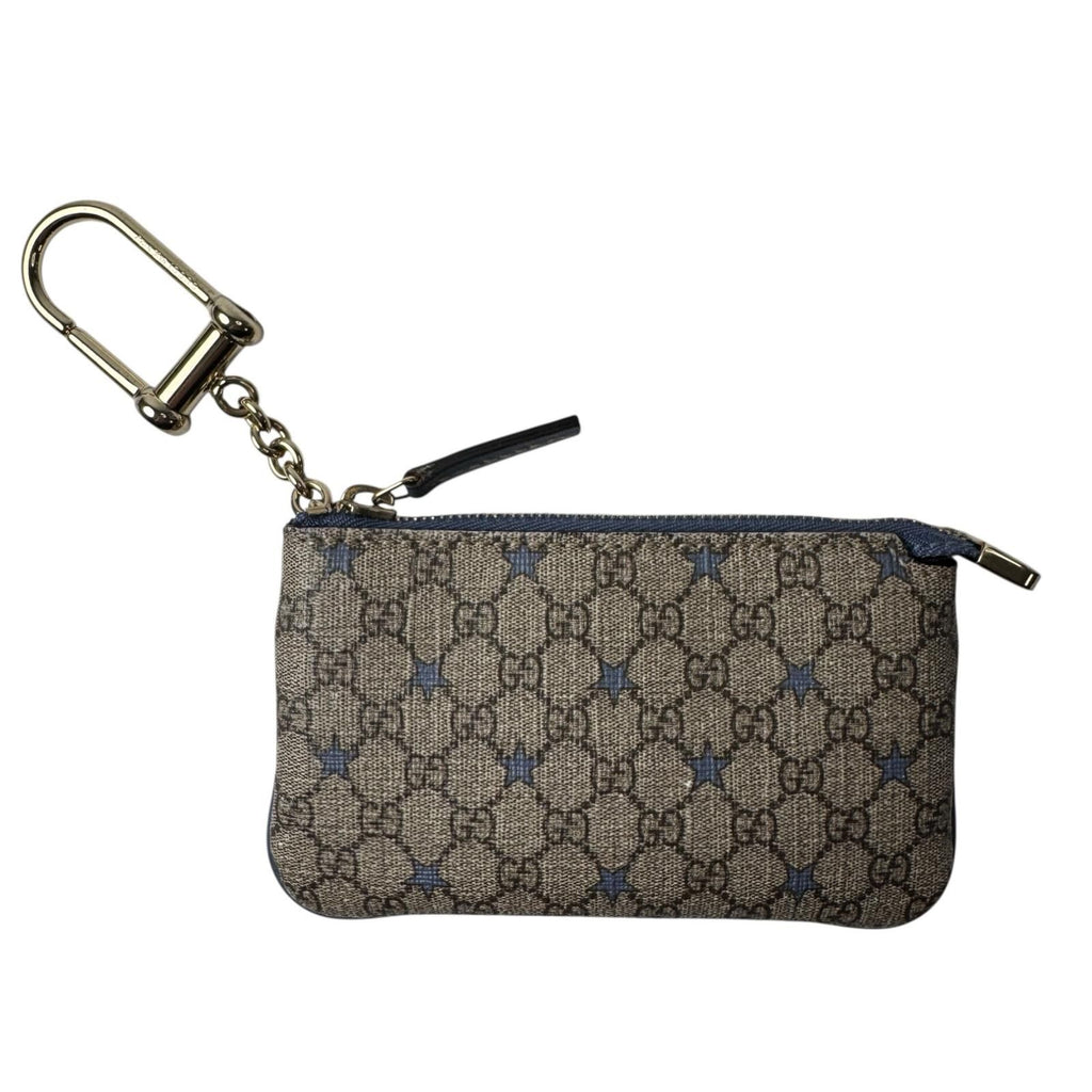 Gucci GG Supreme Star Pattern Key Pouch Coin Purse
