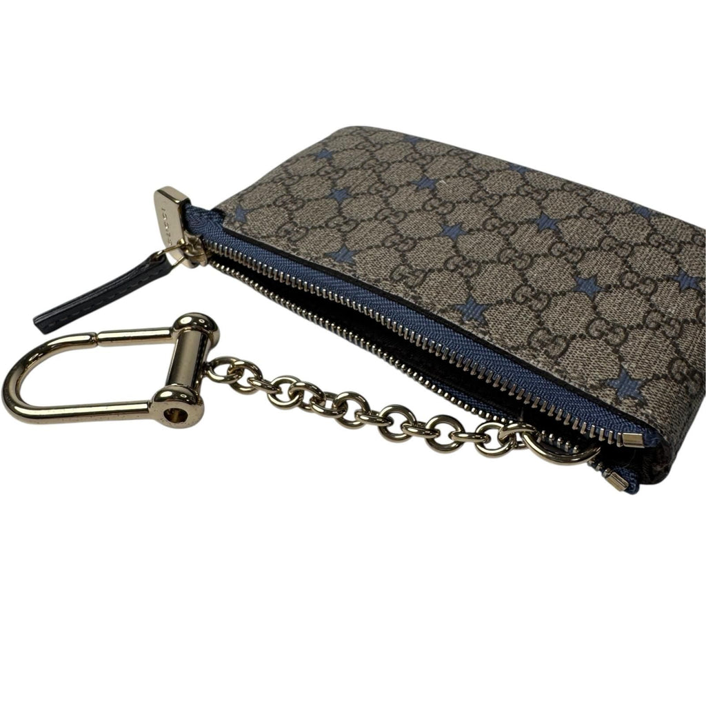 Gucci GG Supreme Star Pattern Key Pouch Coin Purse — view 4