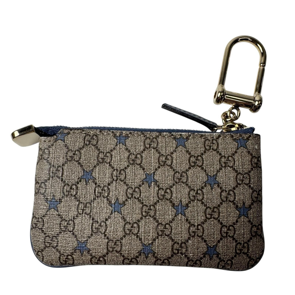 Gucci GG Supreme Star Pattern Key Pouch Coin Purse — view 2