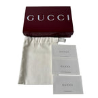 Gucci Heart Arrow Key Ring Key Holder Pink GG Pattern — view 8