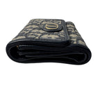Dior Oblique Trifold Wallet Navy — view 3