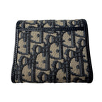 Dior Oblique Trifold Wallet Navy — view 2