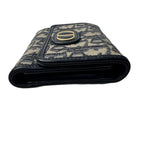 Dior Oblique Trifold Wallet Navy — view 4