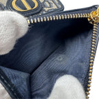 Dior Oblique Trifold Wallet Navy — view 8