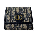 Dior Oblique Trifold Wallet Navy