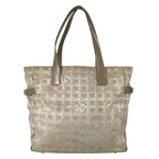 Chanel Tote Bag New Travel Line GM Nylon Canvas Beige