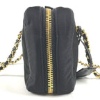 Prada Shoulder Bag Tote Leather Nylon Black — view 4