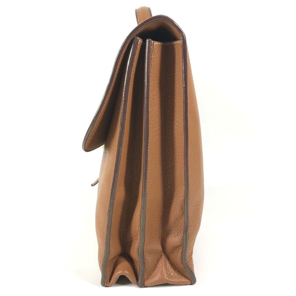 Hermes Business Bag Sac a Depeches 41 Taurillon Clemence Brown — view 3