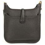 Hermes Shoulder Bag Evelyne 23 Taurillon Clemence Ebene Brown — view 2